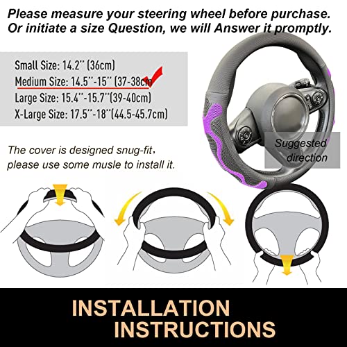 Comfy Grip Steering Wheel Cover Universal 14.5