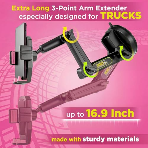 Cell Phone Mount for Truck Phone Holder for Truck Drivers