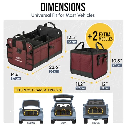 Extra Large Car Trunk Organizer