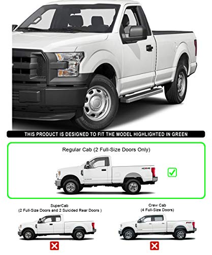Running Boards 5 inches Compatible with Ford F150 2015