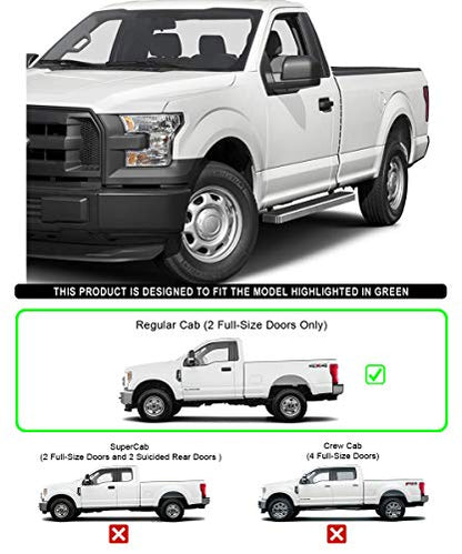 Running Boards 5 inches Compatible with Ford F150 2015