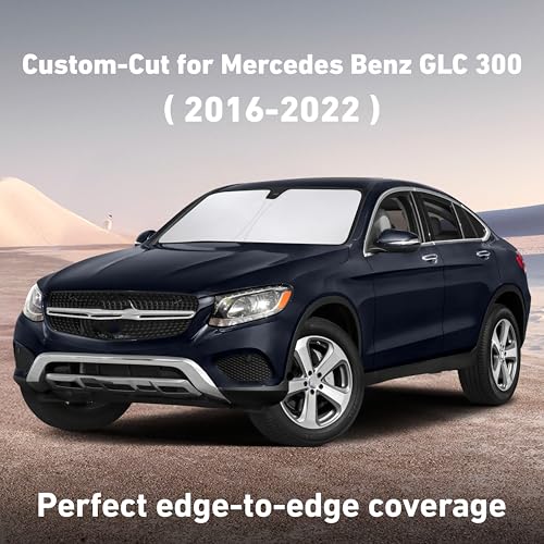 Windshield Sunshade Compatible for Mercedes Benz GLC300 2016