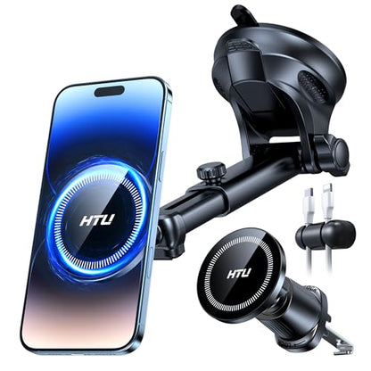 Military Grade for MagSafe Car Mount Holder【Upgraded Strongest Suction】