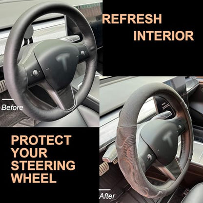 Comfy Grip Steering Wheel Cover for Tesla Model Y