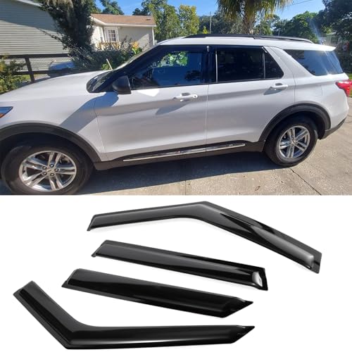 Side Window Visor Wind Vent Deflector for 2018
