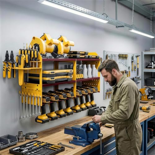 Large Power Tool Organizer Wall Mount