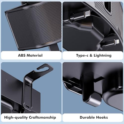 Car Headrest Cup Holder for Back Seat Organizer for Type