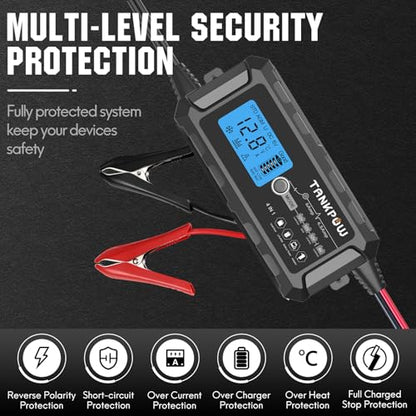 6V 12V 6A Automatic Battery Charger