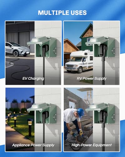 50 Amp RV Power Outlet Box