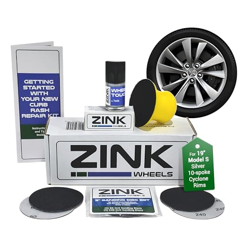 Premium Tesla Wheel Curb Rash Repair Kit for Model S 19