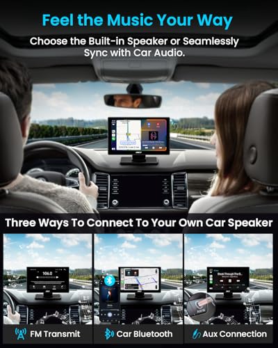 IK5 9" Wireless Apple CarPlay & Android Auto Screen