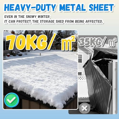 8x6FT Outdoor Storage Shed