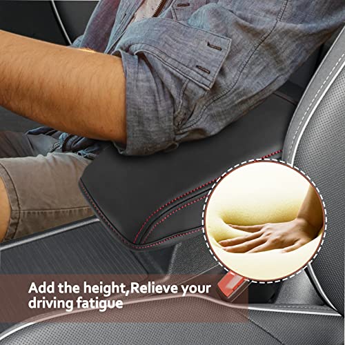 for 2013 2019 Volkswagen VW Golf 7 MK7 MK7.5 Central Console Armrest Rest Pad 2019 Golf 7 MK7 MK7.5 Center Console Seat Box Cover Protector Automotive Car Center Console Soft Cushion