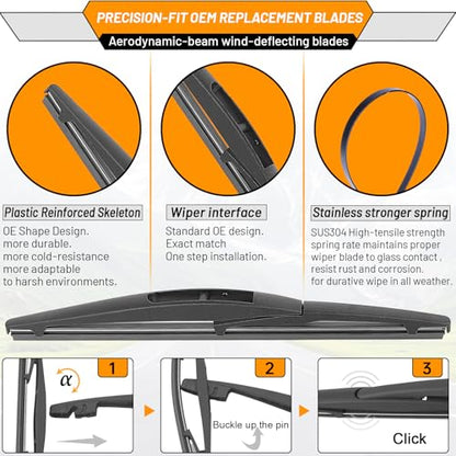 Windshield Wiper Blade Replacement for Honda CRV CR