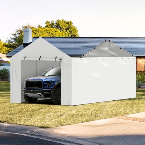 Carport Replacement Canopy Cover Side Wall 10 x 20 ft