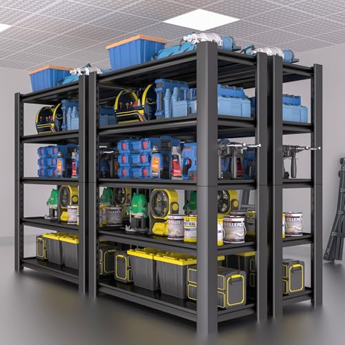 3000 LBS Capacity Metal Storage Rack 72" H x 48" W x 20" D (2 Count)