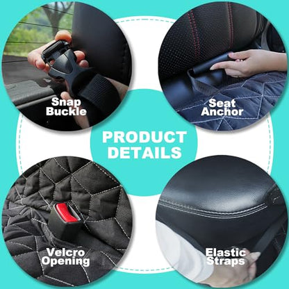 Dog Car Seat Cover for Back Seat