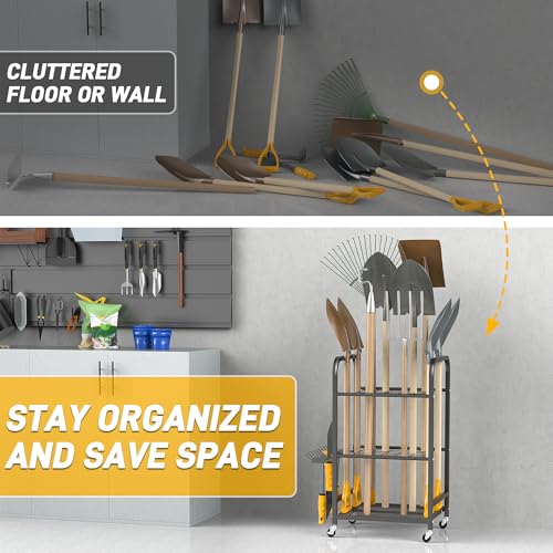 Garden Tool Organizer Stand
