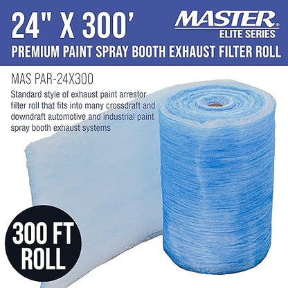 Elite Paint Spray Booth Exhaust Filter Roll 24" x 300'