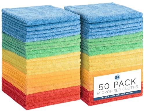 Microfiber Cleaning Cloth (50 Count)