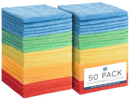 Microfiber Cleaning Cloth (50 Count)