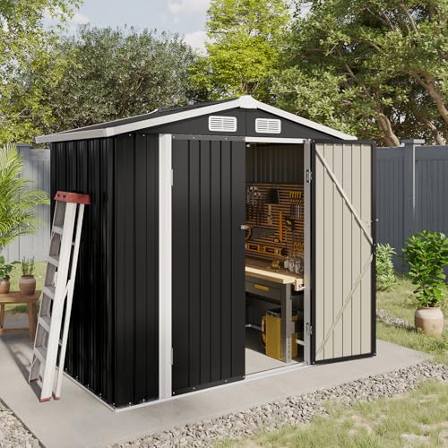 6x4 FT Shed Outdoor Storage Shed