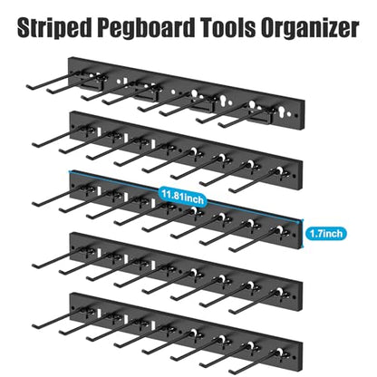 5 Modular Pegboard Strip Storage (4.68 Count)