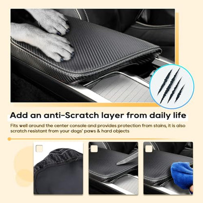 Central Console Armrest Box Cover Fit for Volov 2021 2022 2023 2024 2025 2026 XC60 S60 SPA Cover Car Armrest Cover Auto Center Console Pad