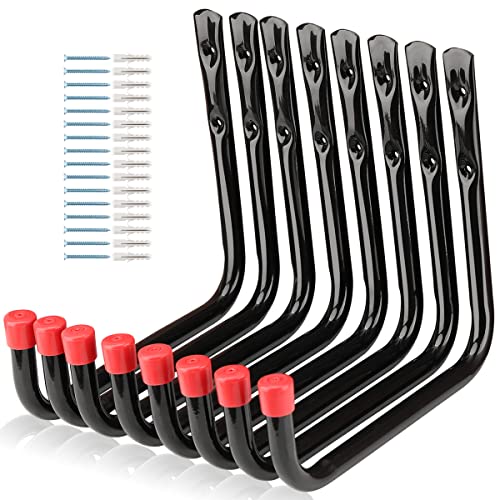 8 Pack Wall Mount Storage Hooks (8 Count)