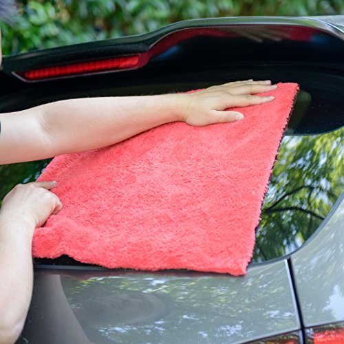 Microfiber Car Wash Drying Towels Professional Grade Premium Microfiber Towels for Car Wash Drying 450GSM 16 in.x 16 in. Pack of 6 (6 Count)