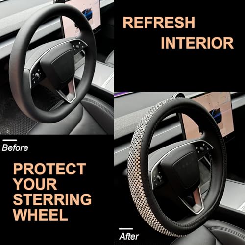 Bling Comfy Steering Wheel Cover for Tesla Model Y