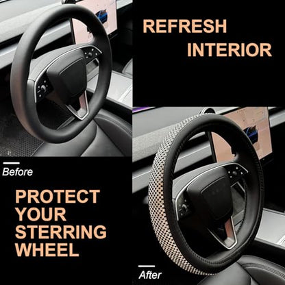Bling Comfy Steering Wheel Cover for Tesla Model Y