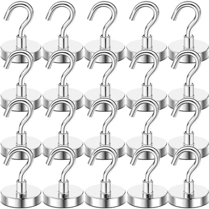 Magnetic Hooks 20pcs 85lbs Cruise Essentials 2026 Magnet Hook (20 Count)