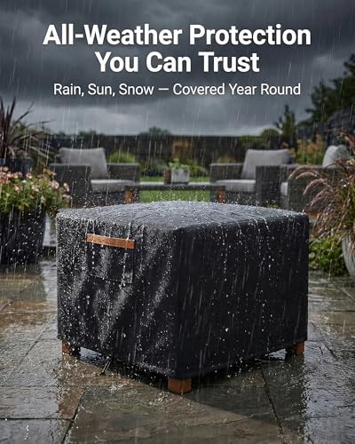 Waterproof Patio Ottoman Cover