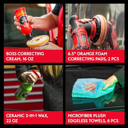 11558 G9 Orbital 2 Step Ceramic Kit for Car Polishing (38 Fl Oz)