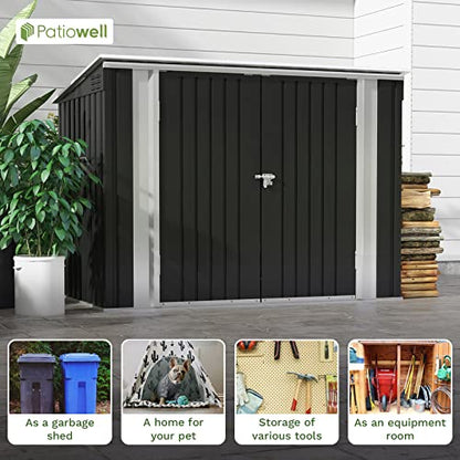 6x3 FT Horizontal Metal Shed