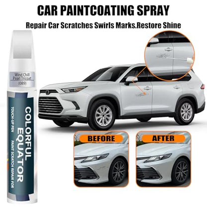 089 Wind Chill Pearl Tricoat Car Touch Up Paint for Toyota OEM Color Match