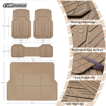 Floor Mats for Cars M (4 Count)