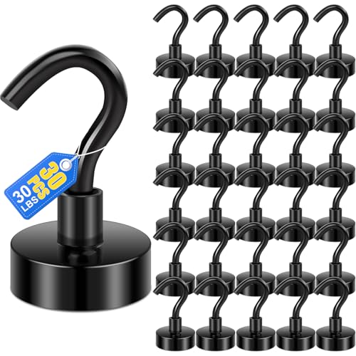 Magnetic Hooks for Cruise Essentials 2026 Cabins Door 30 Pack (30 Count)