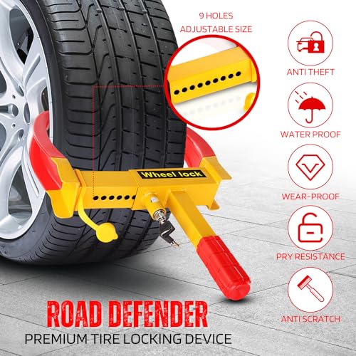 Anti Theft Wheel Lock Clamp (2 Count)