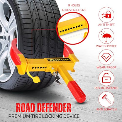 Anti Theft Wheel Lock Clamp (2 Count)