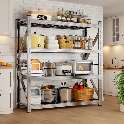 69''W Stainless Steel Shelving Unit and Storage