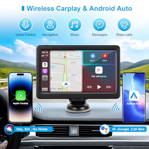 Wireless Carplay Screen for Car