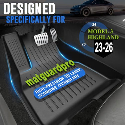 2026 Tesla Model 3 Floor Mats (6 Count)
