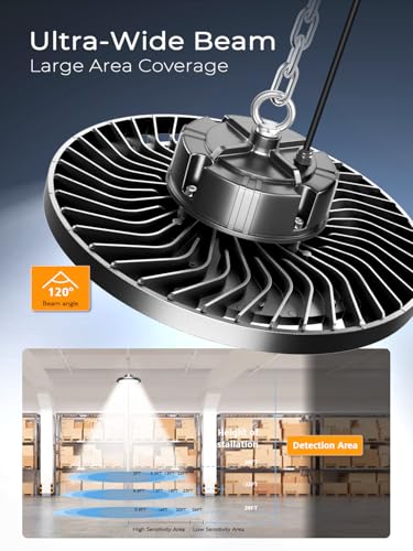 UFO LED High Bay Light 200W 30000LM 5000K High Bay LED Shop Lights (12 Count)