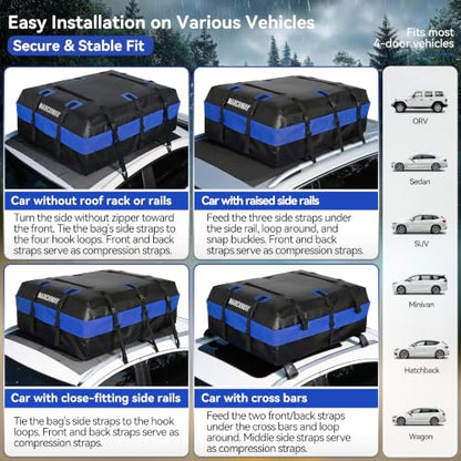 Waterproof Car Roof Luggage Bag