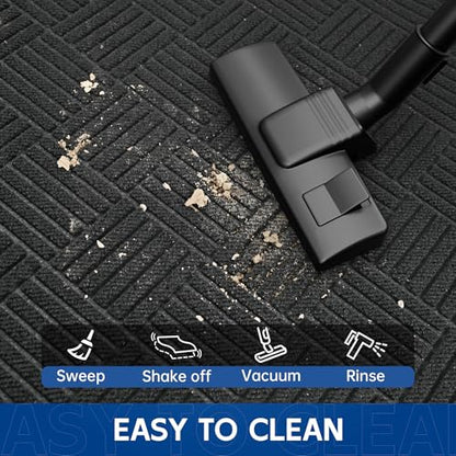 Durable Indoor Outdoor Door Mat (24 Sq Ft)