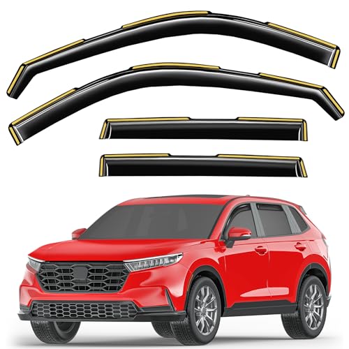 in Channel Window Visors Rain Guards for Honda CR (4 Count)