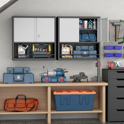 Metal Wall Cabinet with Adjustable Shelf