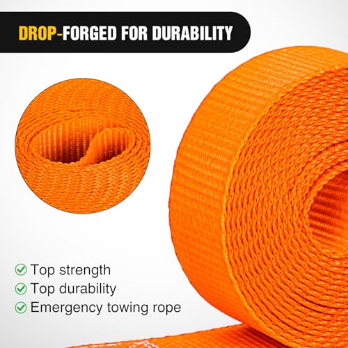 1in x 12ft Heavy Duty Lashing Straps 4PCS (4 Count)